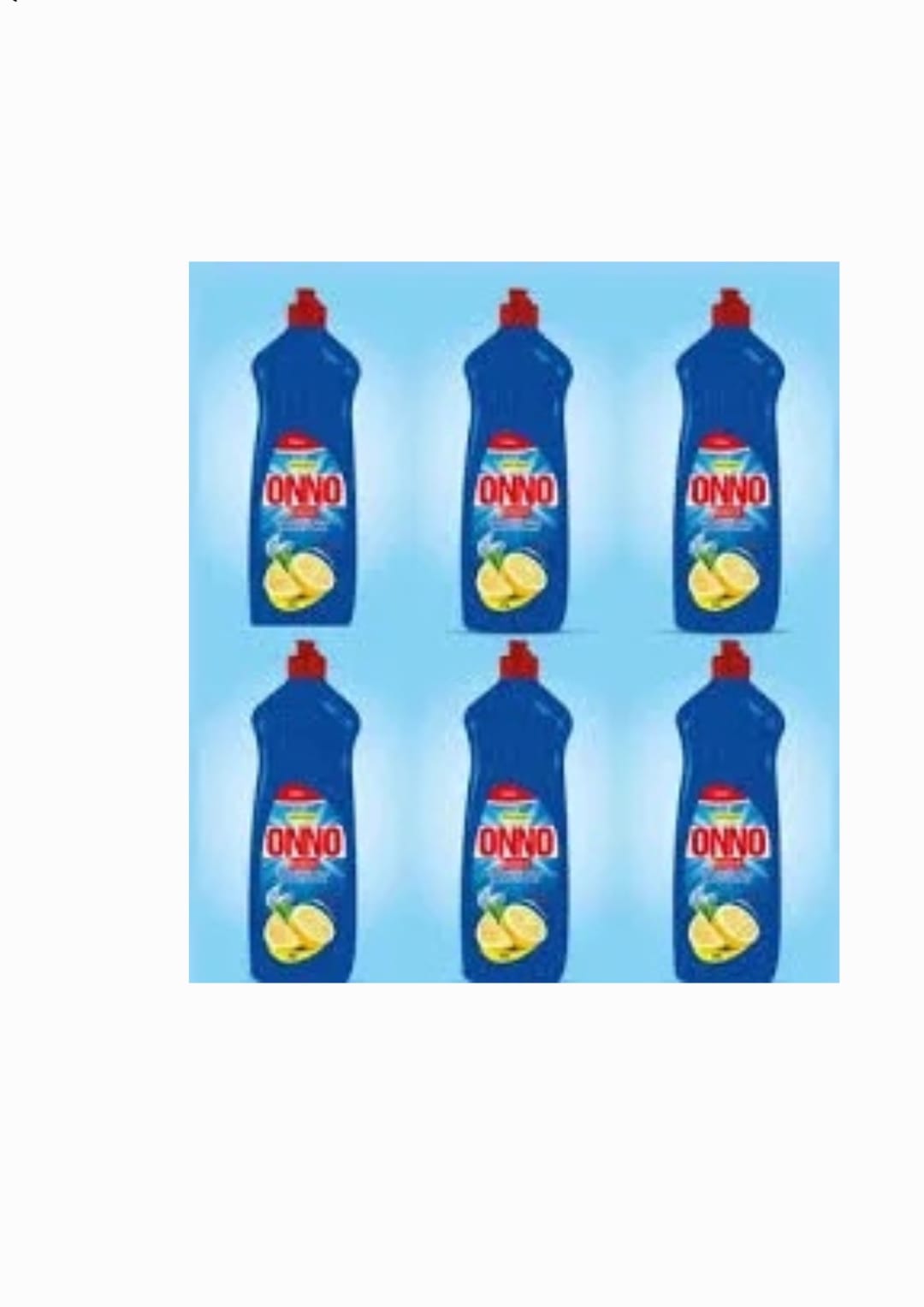 Onno Power Bulaşık Deterjanı 6 Adet x 675 gr